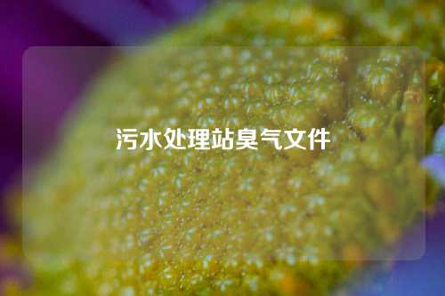 污水处理站臭气文件