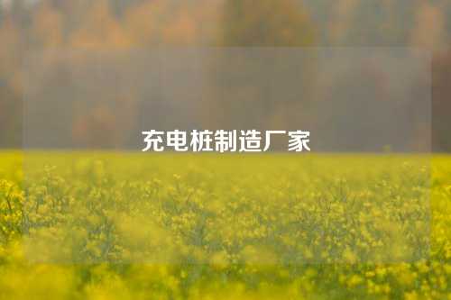 充电桩制造厂家