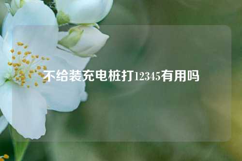 不给装充电桩打12345有用吗